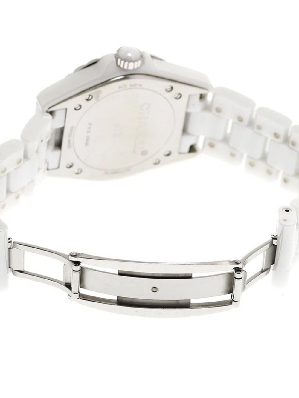 CHANEL J12 H4345 White ceramic 11P diamond date Automatic Boy's Watch - Picture 5 of 6